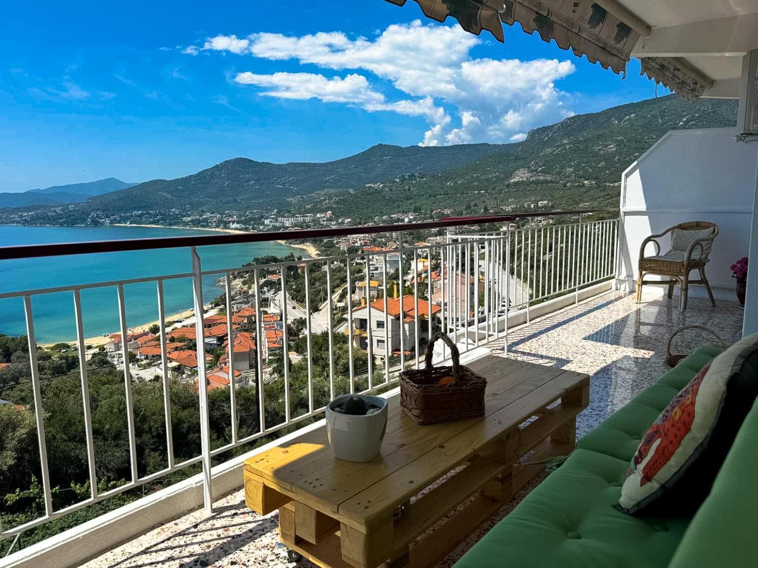Mimoza'S Sea View Apartment PalaiónTsiflíkion Esterno foto