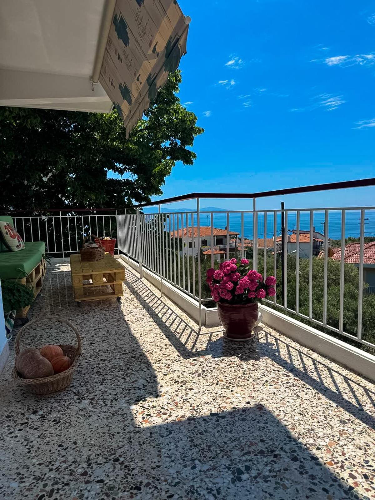 Mimoza'S Sea View Apartment PalaiónTsiflíkion Esterno foto