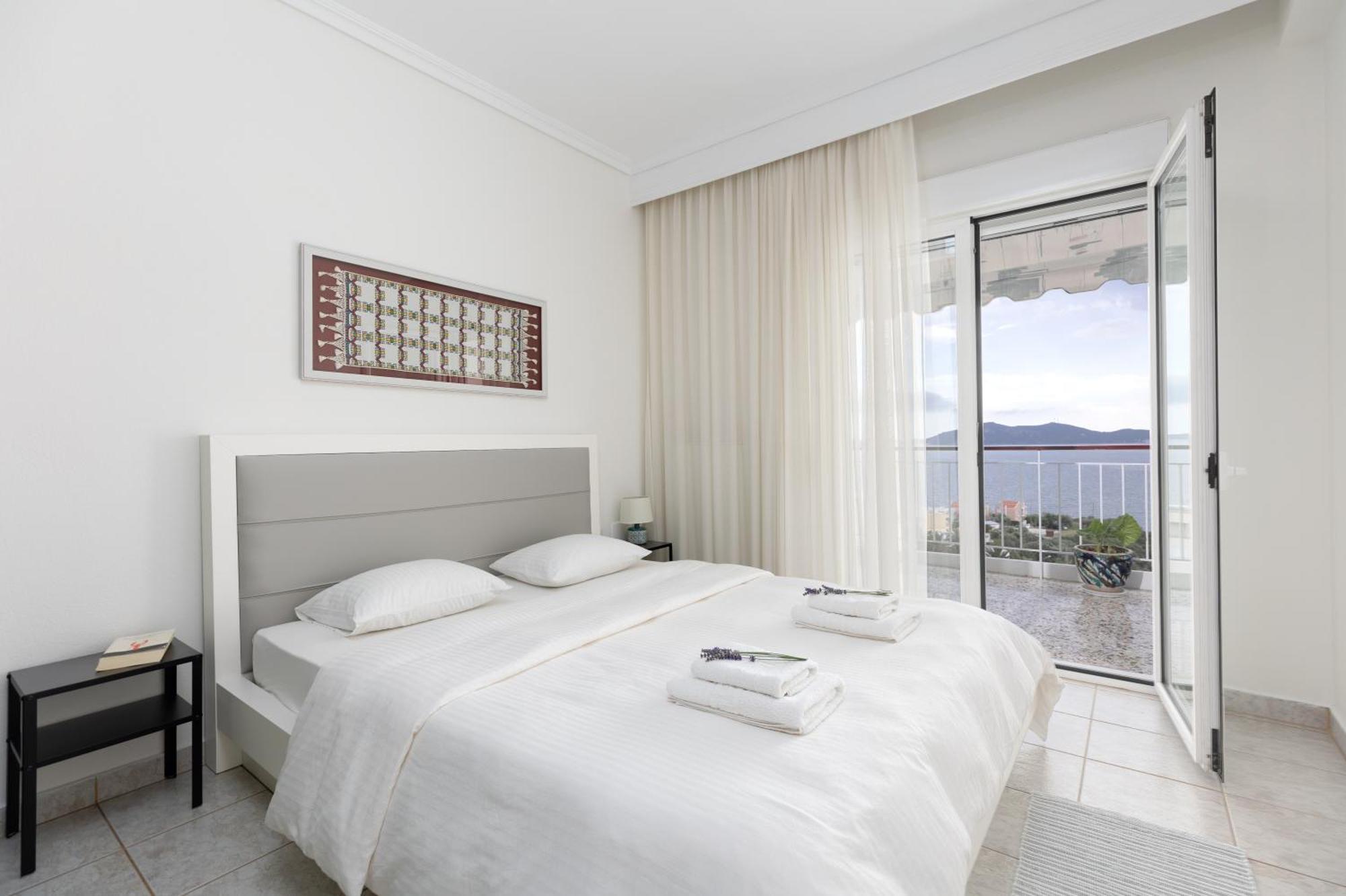 Mimoza'S Sea View Apartment PalaiónTsiflíkion Esterno foto
