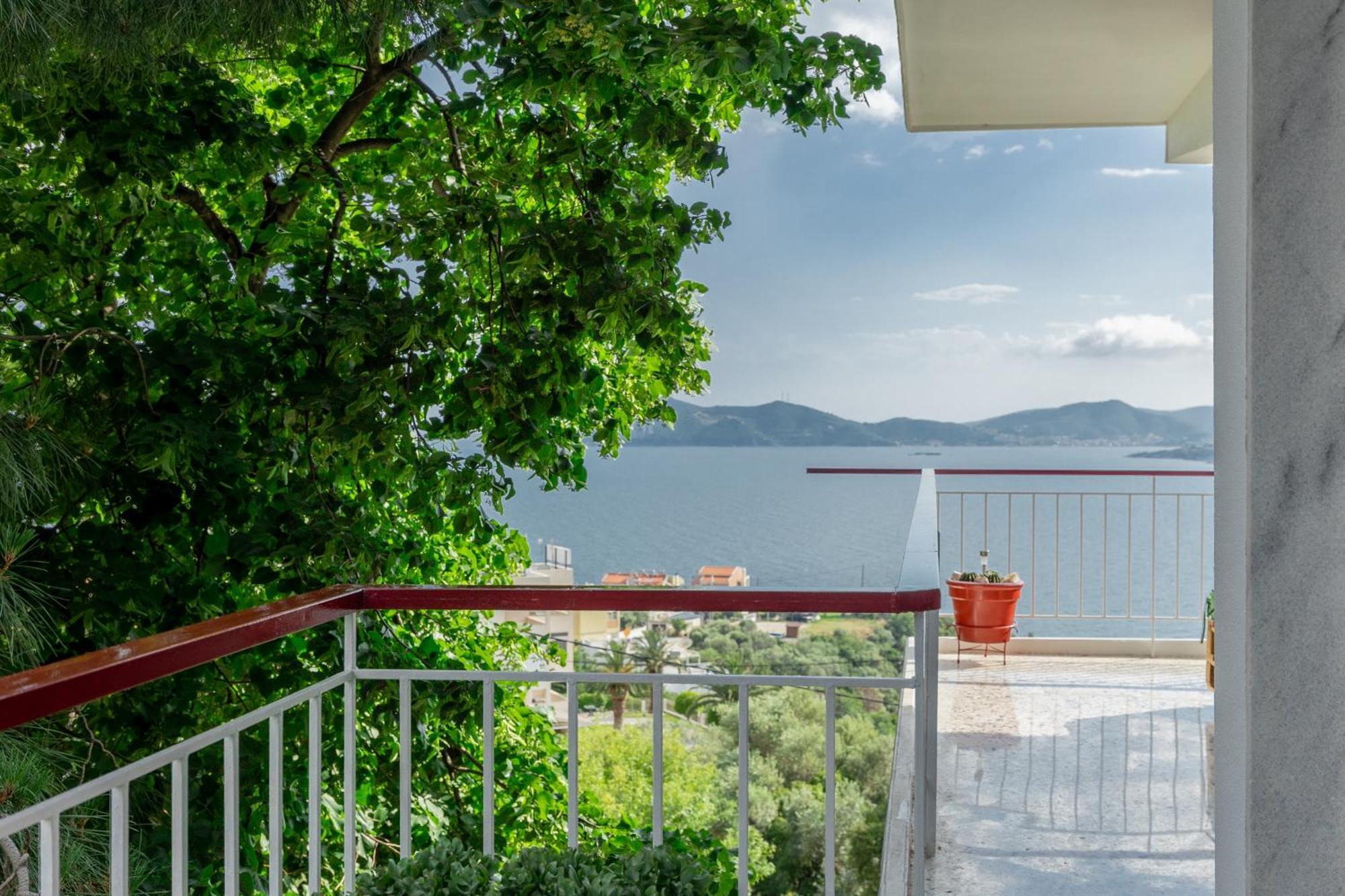 Mimoza'S Sea View Apartment PalaiónTsiflíkion Esterno foto