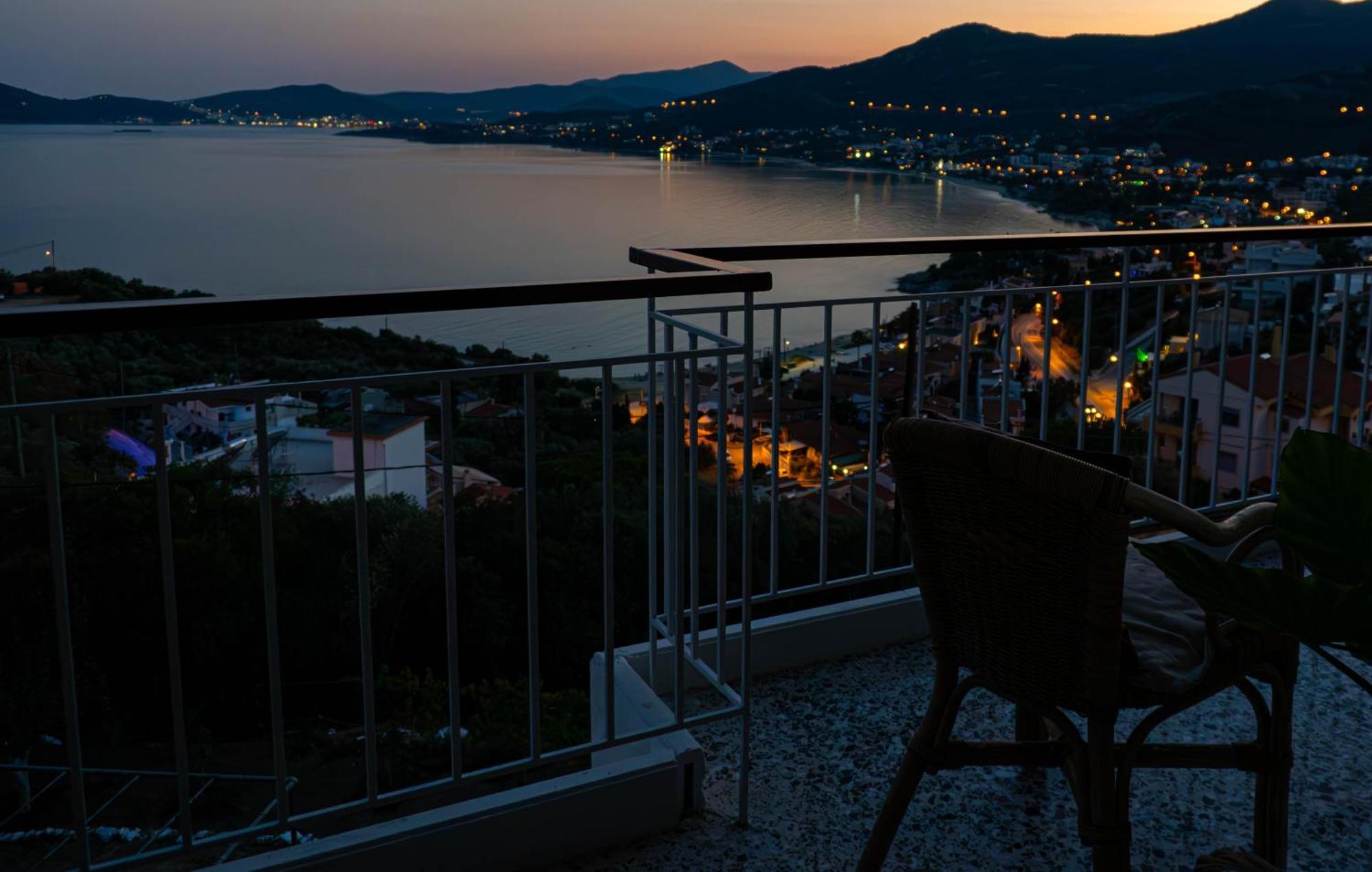 Mimoza'S Sea View Apartment PalaiónTsiflíkion Esterno foto