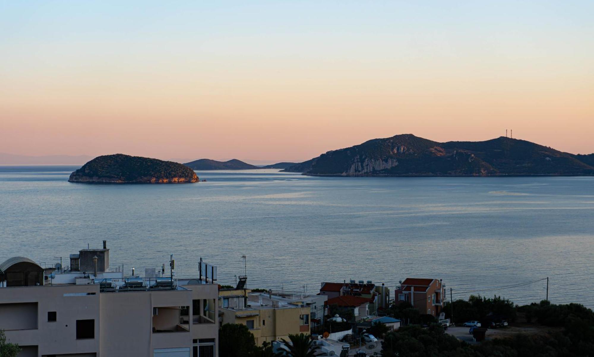 Mimoza'S Sea View Apartment PalaiónTsiflíkion Esterno foto